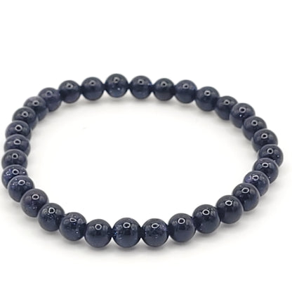 Blue GoldStone Stretch Bracelet