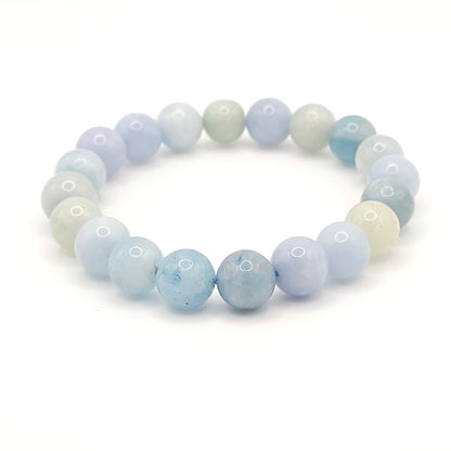 Aquamarine Bracelet Size 10mm