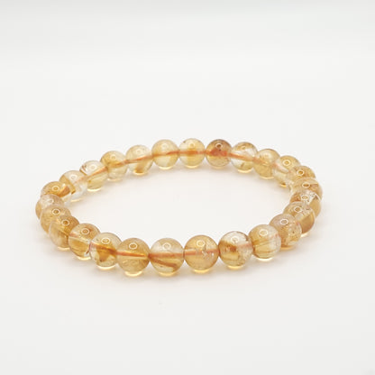 Natural Citrine Bracelet Size 8mm