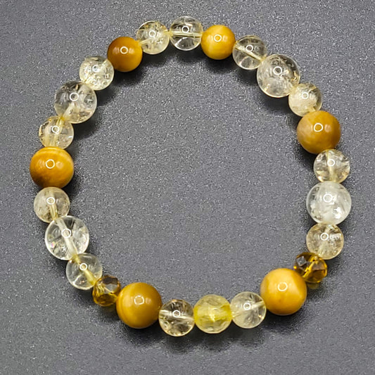 Citrine Stretch Bracelet 7.5mm