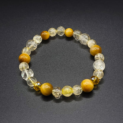 Citrine Stretch Bracelet 7.5mm